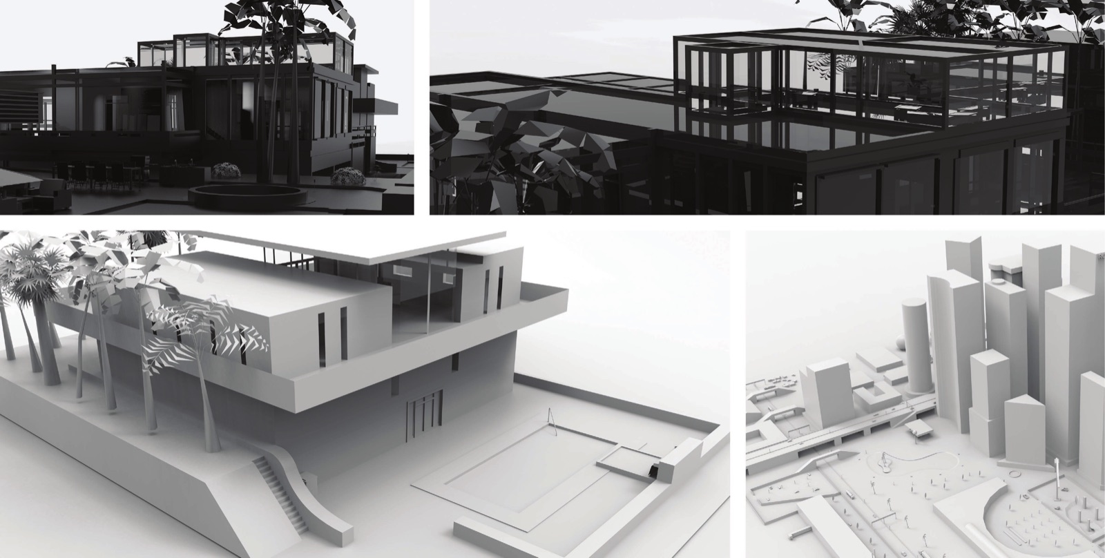 3D architectural environment renders