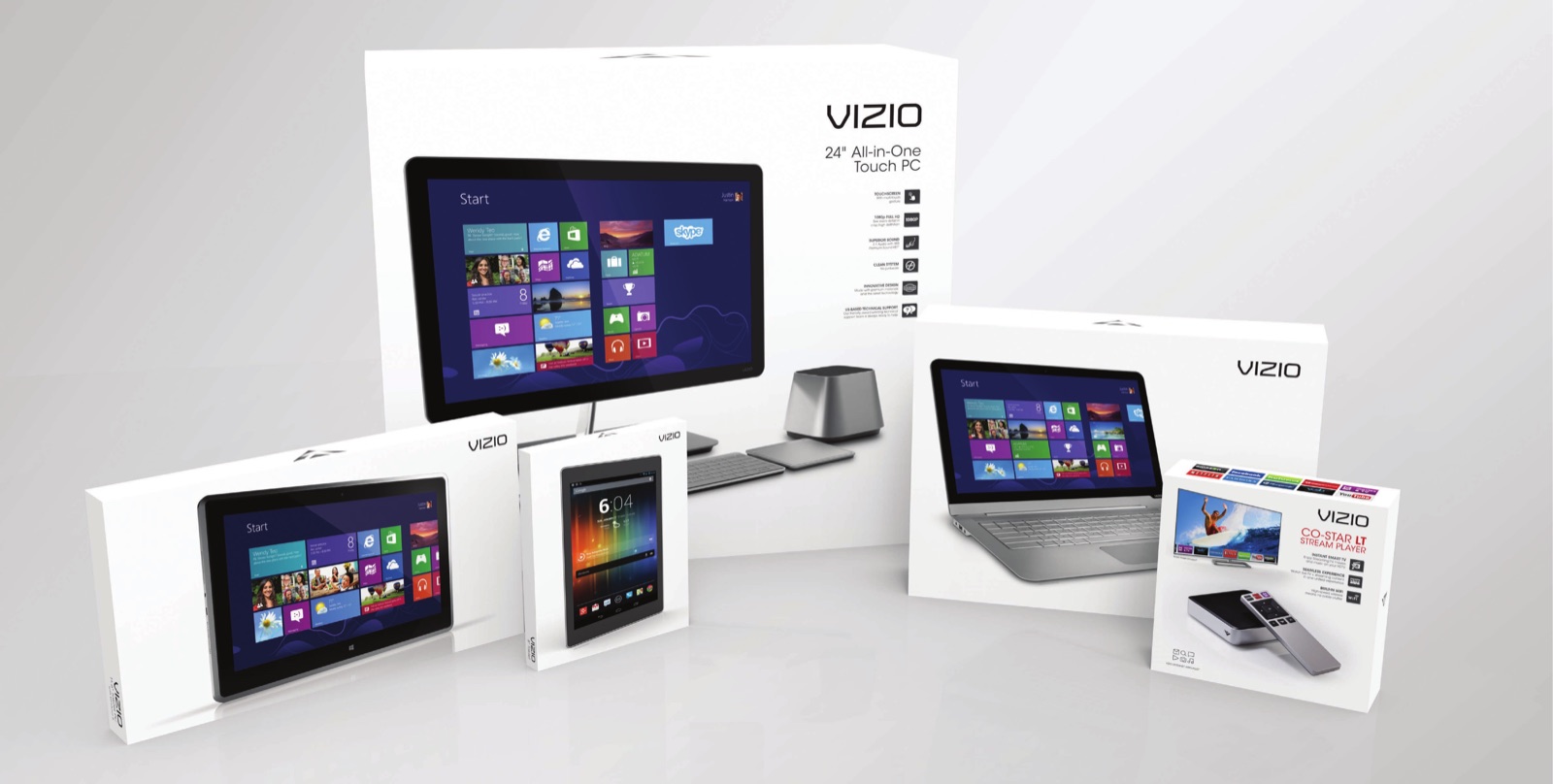 VIZIO All-in-One PC packaging